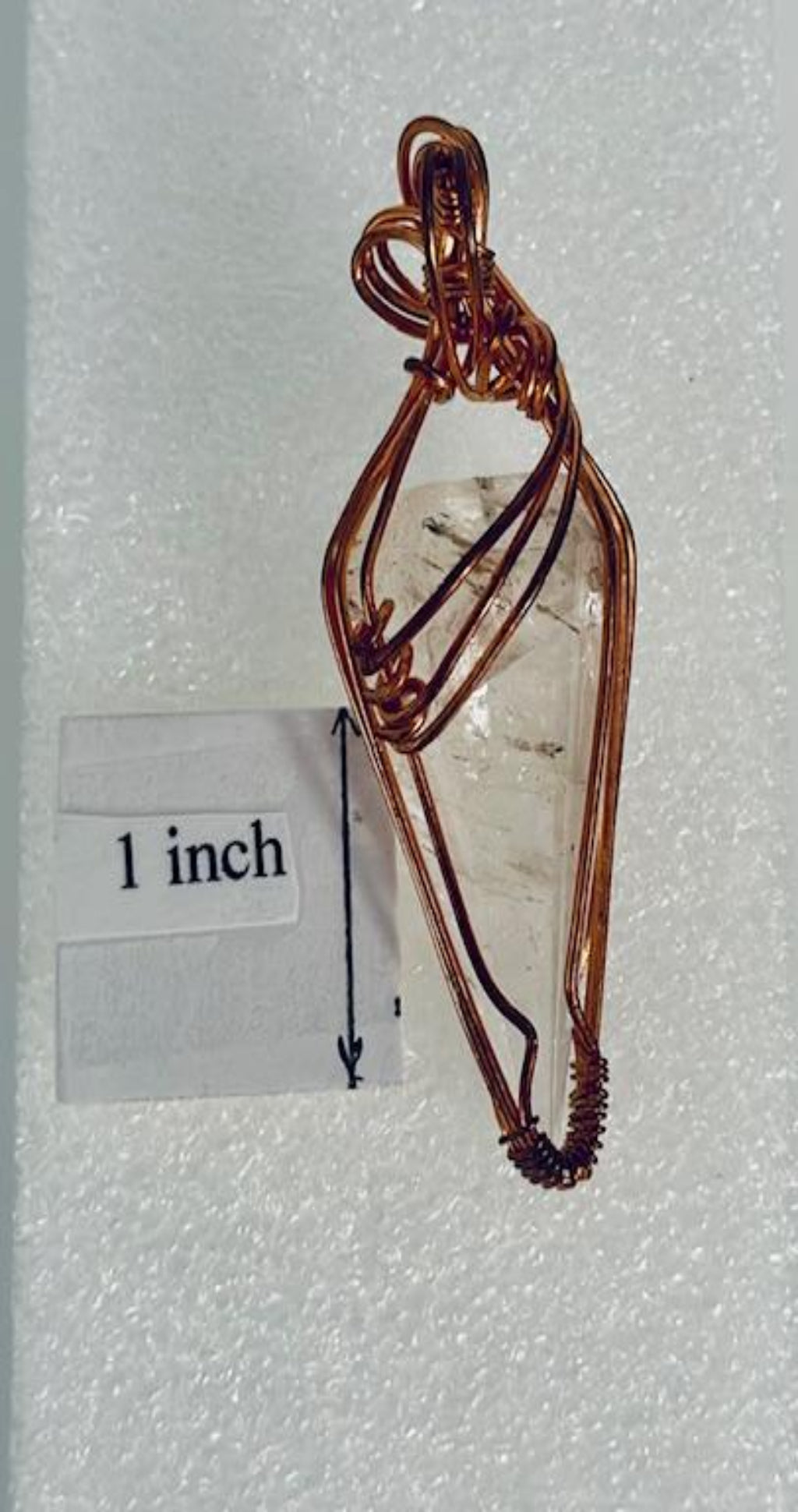 Large Point Sphere Wrapped with Copper