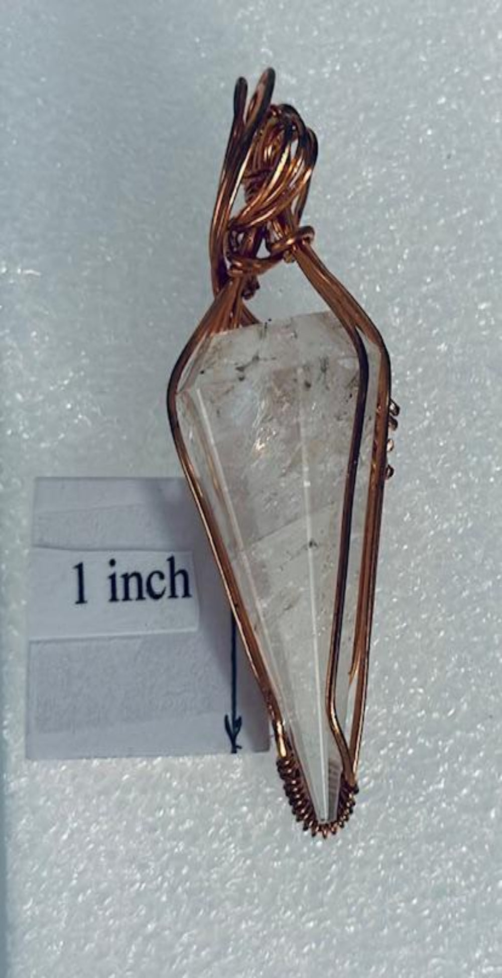 Large Point Sphere Wrapped with Copper