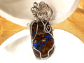 Sterling Silver Freeform Australian Boulder Opal