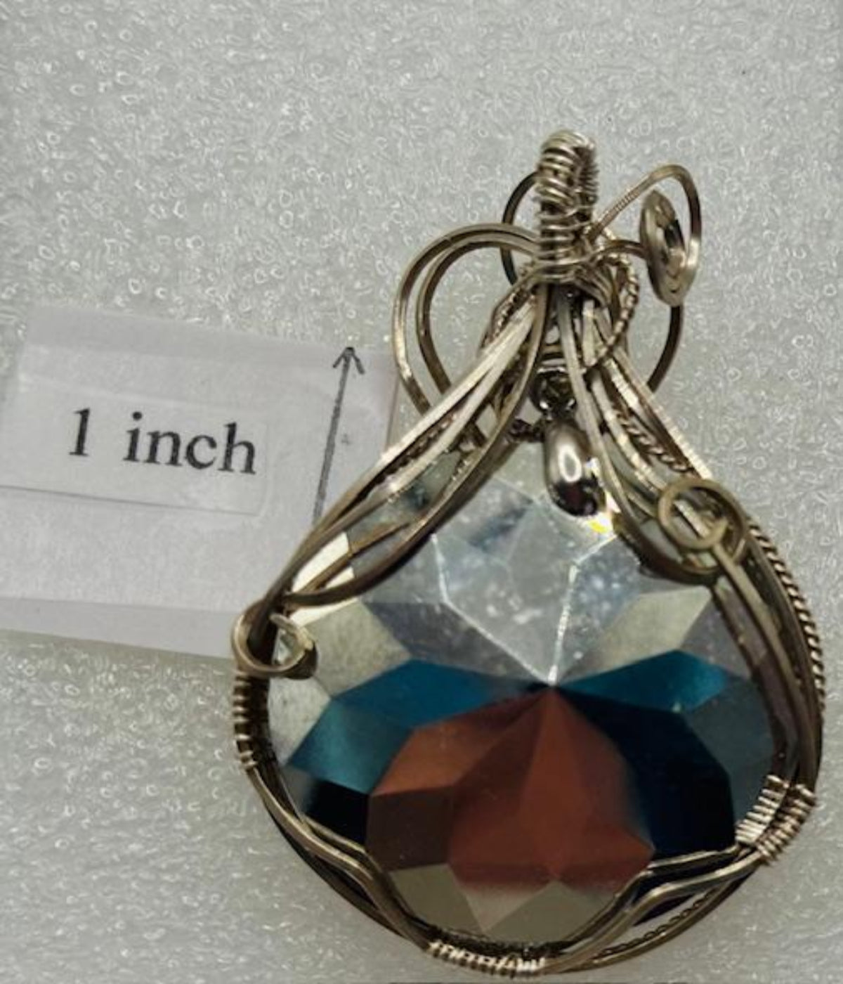 Multi-Colored Crystal Pendant